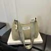 Bolsa de veludo cor sólida estilo coreano moda 2026 verão nova personalizada, bolsa estilosa, bolsa simples de ombro para mulheres