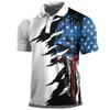 Estación Independiente de Comercio Exterior Explosiones Europeas y Americanas Camiseta de Verano para Hombre Sudadera con Cuello Campana de Manga Corta Suelta para Exteriores Camiseta POLOT