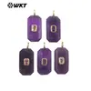 Wt-P2084 Colgante Pequeño Geométrico Exquisito de Piedra Preciosa con Incrustación de Circonita Multicolor Decoración de Accesorios para Collares y Pendientes Hechos a Mano DIY
