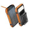 Carregador portátil à prova d'água explosivo de grande capacidade 33500mAh lanterna externa carregamento rápido PD fonte de alimentação móvel solar