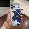 Capa de Celular Urso Violento para iPhone 16 Adequada para Apple 17 Promax, Estilo Europeu e Americano 14 Pro, 13 Nicho, 15 Pro Tendência