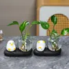 Vaso de Pato Fofo, Arranjo de Flores para Sala de Estar, Pequenos Enfeites de Mesa, Decoração de Escritório, Recipiente de Vidro Transparente para Flores Hidropônicas, Novo Produto Transfronteiriço