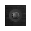 Serie de trefilado de aluminio L77 transfronteriza Interruptor de reinicio Punto Negro Panel de enchufe de Hong Kong británico Instalación empotrada estándar británico