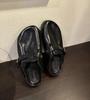 Zapatos Birkenstock Casuales Versátiles Retro Chanclas Baotou Nuevo Estilo 2025 Piel de Caballo Lavada Pantuflas Retro Baotou para Mujer