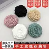 Nuevo Broche Floral para Mujer con Acabado de Alta Gama, Elegante Pinza de Broche, Pin Antiexposición, Broche de Rosa Estilo Francés