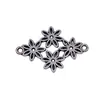 Conectores Rombo Forma de Flor Multicolor de 30X21 mm 1.7 g, Accesorios DIY de Venta Caliente Transfronteriza