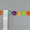 En Stock, 6 Colores, Encaje Colorido Soluble en Agua de 2.5 cm, Bordado de Borde Deshilachado, Sombrero de Girasol, Accesorios para Ropa