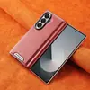 Adecuado para funda de teléfono Samsung Z Fold 8 Ultra, funda tipo libro con cierre magnético, diseño plegable, resistente a caídas, funda de cuero de color sólido