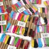 Venta Caliente Transfronteriza Cuerda de Papel de Doble Hilo 10m /12 Rollos/Paquete Empaque de Color Mixto Set de Cuerda de Papel Raffia Colorida
