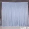 Tela de Fondo para Bodas de Doble Capa Cortina de Gasa Cortina con Gasa Cortina para Transmisión en Vivo Decoración de Malla para Bodas Decoración de Escena de Cumpleaños