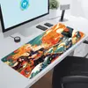 Demon Slayer Anime Bidimensional Ultra-Alta Definição Mouse Pad E-Sports Tecnologia Gamer Extra-Grande Office Pad Borda Antiderrapante Travamento de Borda