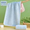 Toalha de fleece coral dupla face espessada toalha de rosto para adulto absorvente secagem rápida macia sem fiapos toalha de rosto atacado de fábrica