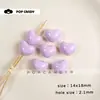 Joias Artesanais DIY com Contas Coloridas de Acrílico Coração de Tamanho Médio Contas Soltas Acessórios de Material Artesanal Bolsa Acessórios de Pingente