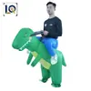 Fábrica de Origem Mais Vendida Transfronteiriça Estilo Igual ao do Tiktok Infantil Fantasia de Campus Engraçada Ciclismo Pai e Filho Traje Inflável de Dinossauro Pequeno