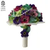 Directo de fábrica novia sosteniendo ramo flor de seda simulación boda boda boda boda accesorios de boda flores para sostener en foto flores artificiales