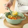 Tazón de Sopa Binaural Hogareño de Tamaño Grande Tazón para Fideos Recipiente de Cerámica para Sopa Vajilla Nórdica de Lujo Ligero Tazón Grande Tazón para Fideos Lamian Estilo Japonés Venta al por Mayor