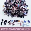 250g Mosaico de Vidrio Mica con Bordes Fragmentos Irregulares Recortes para Pintura de Mosaico Transparente Estilo Tiffany