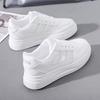 Zapatos Blancos de Moda Nueva Primavera y Otoño 2024 Zapatillas Deportivas de Plataforma para Mujer Versátiles de Suela Plana Casuales Zapatos Populares