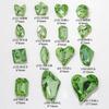 Atacado unhas postiças vermelhas da internet arte de unhas verde fruta strass diamante fundo pontiagudo formato amor borboleta tridimensional multi-corte acessórios para unhas