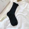 Calcetines japoneses para niños, primavera y verano, calcetines finos de tubo para mujer, venta al por mayor, calcetines de malla vertical transpirables con boca de burbuja, calcetines de moda con pelo
