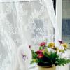 Cortina de encaje Jacquard de punto por urdimbre para ventana, mosquitera, cortina para puerta, balcón, dormitorio, estilo coreano, con acabado pastoral fresco, mosquitera para ventana para el cabello