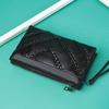 Bolsa Feminina Texturizada em Pele de Ovelha 2025 Novo Estilo Bolsa Pequena Portátil Feminina Bolsa de Ombro Bordada Fashion Bolsa Transversal Atmosférica