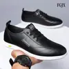 Zapatos para Hombre Nuevos Casuales de Cuero Primavera Estilo Británico Zapatos Casuales de PU Zapatos para Hombre Estilo Coreano Suela Suave Zapatos Perezosos Zapatos Doudou