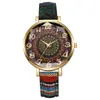 Reloj de Cuarzo Casual Versátil Popular de Flor Redonda Multicolor para Estudiantes de Secundaria y Preparatoria 2025