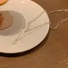 Colar de amor de pérolas de alto brilho de camada dupla estilo coreano feminino moda strass design sentido internet celebridade sobreposta opala clavícula cadeia