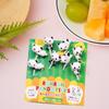 Tenedor de Fruta de Panda Infantil Transfronterizo Dibujos Animados Mini Portátil Forma de Animal Juego de Pinchos Decoración de Fruta