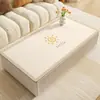 Mantel de Mesa de Cuero de Silicona 2025, Mantel de Mesa Lujoso y de Gama Alta, Impermeable, Resistente al Aceite, Fácil de Limpiar, Resistente al Calor, Resistente a Altas Temperaturas para Mesa de Café