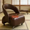 Banquinho de Rodas Móvel para Pessoa Preguiçosa Banquinho Pequeno Banquinho Doméstico para Pátio Rodas Universais Banquinho de Entrada para Hall de Entrada Cadeira de Sofá para Pessoa Preguiçosa