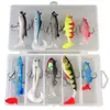 Pacote de iscas macias cauda em T transfronteiriça peixe de chumbo 5 10 Luya isca artificial rolo-cauda conjunto de iscas bionic bait fabricantes atacado