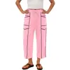 2026 Pantalones Anchos Sueltos para Mujer Amazon Transfronterizos Moda Casual Transpirables Adelgazantes Cintura con Cordón Pantalones Casuales Pantalones de Chándal
