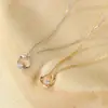 Bajo el Árbol Banyan Collar Mobius Minimalista de Plata de Ley S925 para Mujer, Chapado en Oro de 14K, Cadena para Clavícula Versátil de Lujo Ligero de Nicho