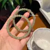 Pulsera de Jade Hetian Natural Estilo Antiguo de Círculo Único para Hombres y Mujeres, Regalo para Novia, Mejora el Cutis, Regalo de Cumpleaños