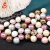Botones de Perla Brillante Cosidos a Mano 2025 Botones Pequeños de Metal de 10 mm Botones para Cheongsam Traje Tang Botones para Camisa Botones para Falda JK