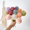Encontrando Fabricante de Flores Artificiales de Hortensia de Viento Decoración del Hogar Ramo de Boda Pared de Flores de Rosa Flor Falsa Artesanía Estilo INS
