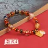 Pulsera de Verano para Mujer de Alta Gama Pulsera de Ágata Corazón de Azúcar Atraer Riqueza y Tesoro Pulsera de Esmalte de Ceniza Fragante de Lugar Turístico Personalizada