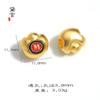Enfeites de Nó Chinês DIY Dourado Areia Dourado Antigo Personalizados para Boa Sorte e Prosperidade, Incluindo Lingotes, Maçãs e Amendoins