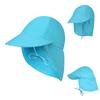 Sombrero de pescador para niños con logotipo personalizado de verano, bordado con texto, para viajes al aire libre, protector solar, ultravioleta, de secado rápido