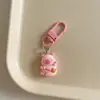 Llavero de Capibara Rosa Super Lindo Colgante de Dibujos Animados Lindo Colgante para Mochila Escolar de Estudiante Accesorios Mejor Amiga Pequeño Regalo