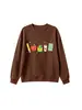 Amazon eBay Estación Independiente Moda Casual Divertida Ropa Infantil Cuaderno Lápiz Manzana Estilo Otoño Invierno Sudadera con Capucha