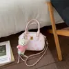 Bolsa Transversal Estampada Novo Estilo Verão 2026 para Trabalho e Deslocamento, Alto Valor, Estilosa, Pequena Bolsa de Mão Quadrada Exquisite para Mulheres