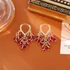 Populares Pendientes de Borla con Forma de Gota de Gama Alta, Pendientes de Moda, Elegantes e Inteligentes, Pendientes Pequeños Versátiles y que Favorecen el Rostro