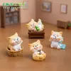 Paisagem em miniatura, filhote de Shiba Inu criativo e adorável, acessórios de decoração DIY, pequenas figuras fofas para carros ou mesas