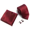 AliExpress EBAY 7.5cm corbata de negocios set de corbata para hombre boda corbata de poliéster caja de regalo fabricantes