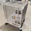 Gaiola de Aço Inoxidável L304 para Esquilo-voador Gaiola Mágica Cubo DIY Gaiola de Animal de Estimação Esquilo Voador Gaiola de Esquilo Gaiola de Papagaio Multi-camada Criptografada