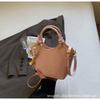 Bolso Casual de Diseño Nicho Moderno de Mano Cruzado Tipo Cubo para Mujer 2025 Primavera Nueva Moda Bolso Pequeño