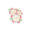 Broche distintivo exquisito color dopamina forma de flor sentido avanzado nicho divertido todo partido pin para ropa sombrero